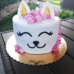 Kočičkový dort